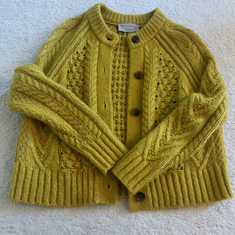 Everlane Wool/Cotton Blend Cardigan